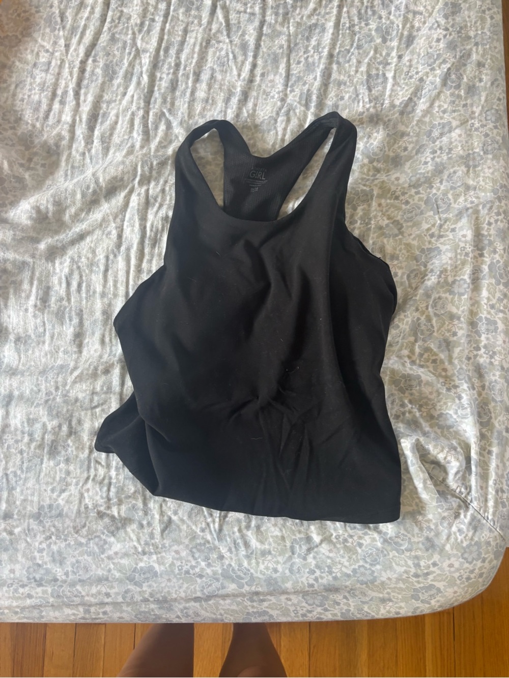 Athleta Black Racerback Tank Top